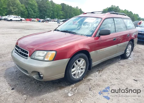 2002 Subaru Outback from USA, damaged, VIN 4S3BH665626637854
